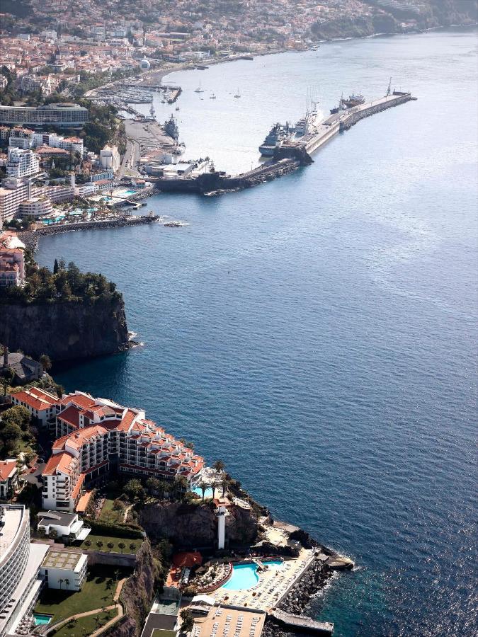 The Cliff Bay - Portobay Hotel Фуншал Екстериор снимка Aerial view of the bay